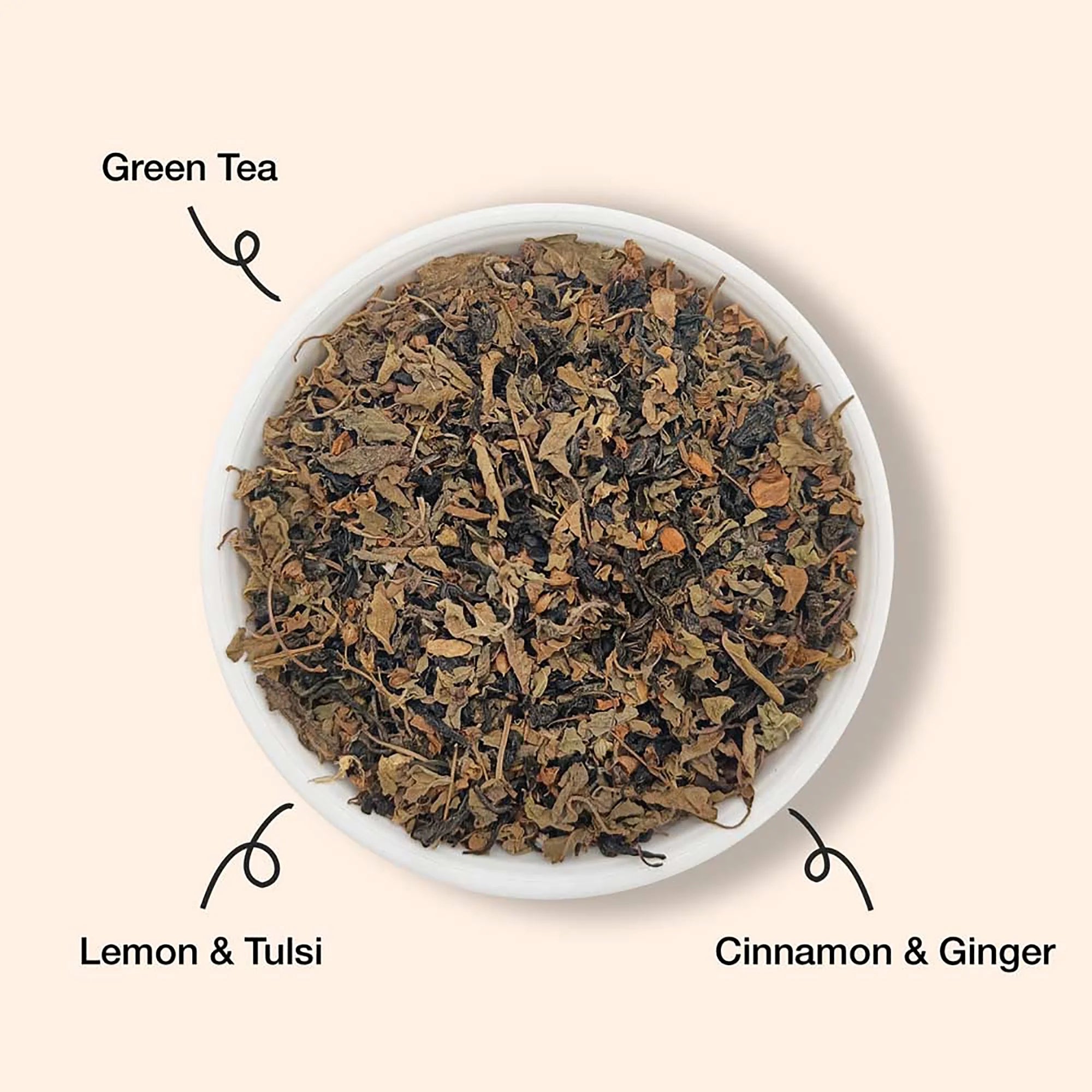 The Infused Kettle Immunity Green Tea Leaves
