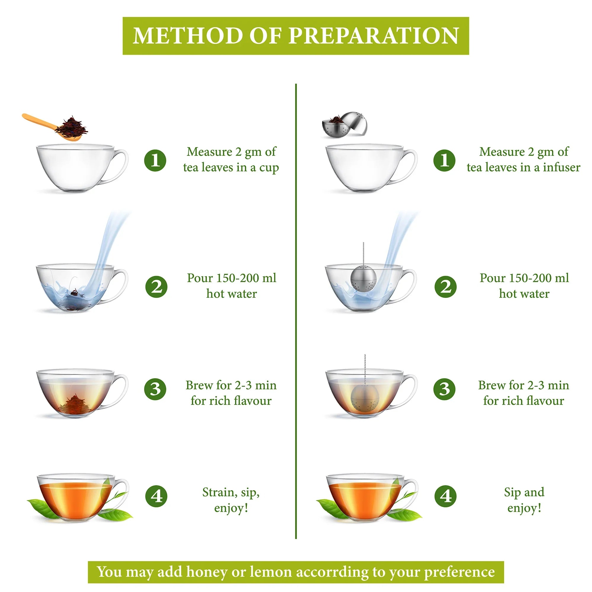 The Infused Kettle Kaffir Lime Green Tea Preparation Method