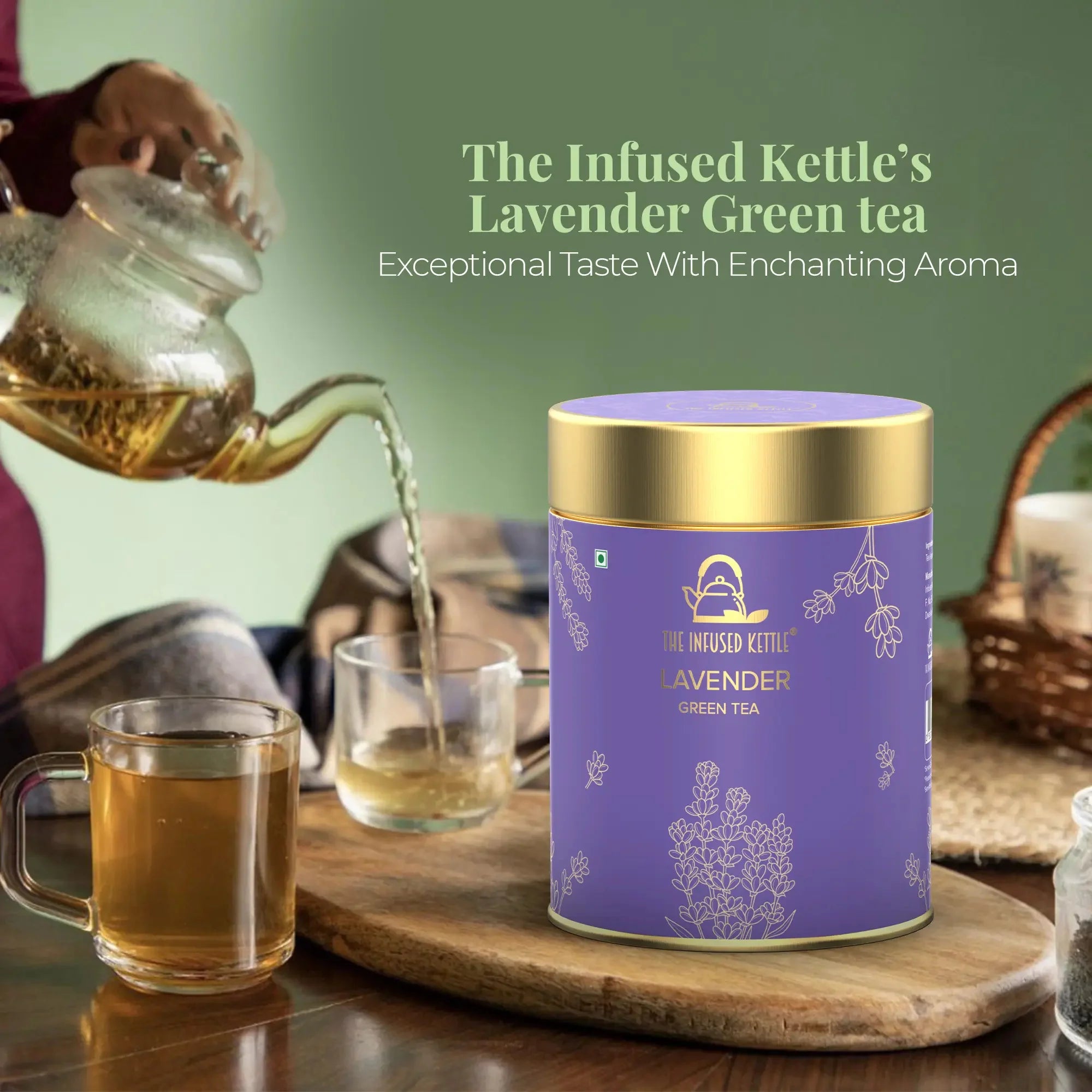 The Infused Kettle Lavender Green Tea