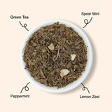 The Infused Kettle Mint Blast Green Tea Leaves