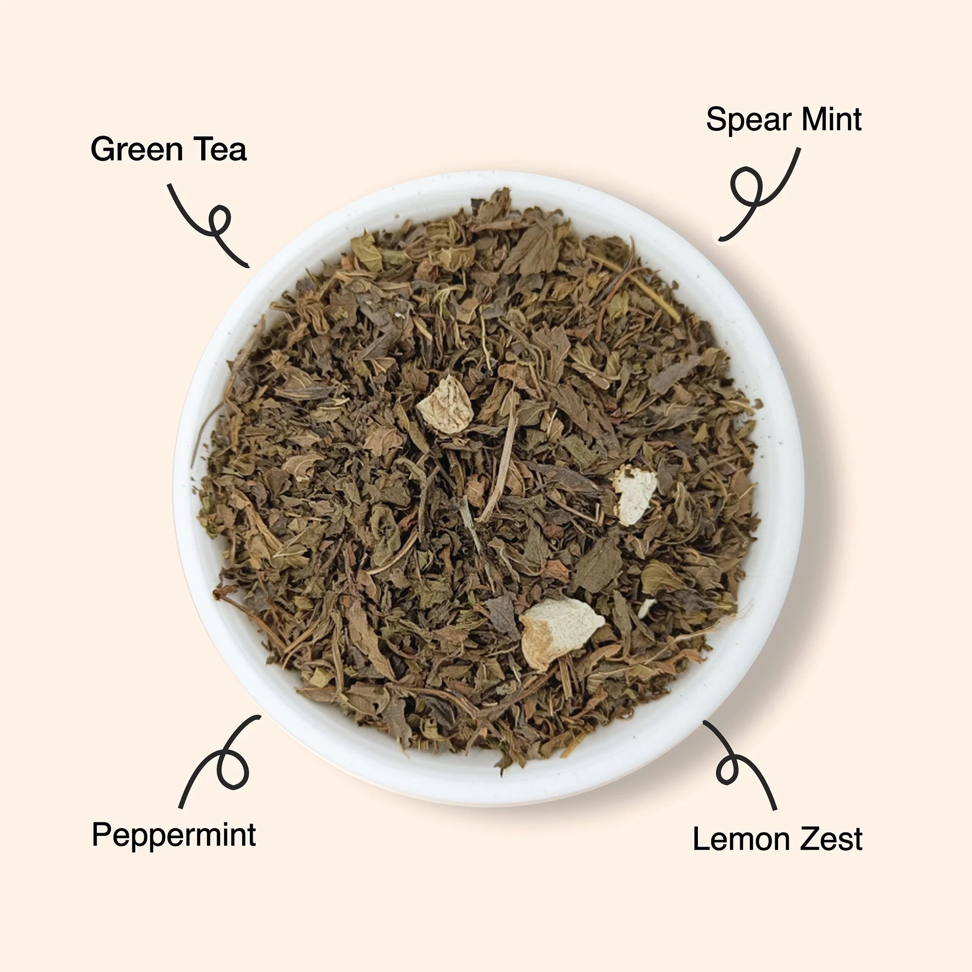 The Infused Kettle Mint Blast Green Tea Leaves