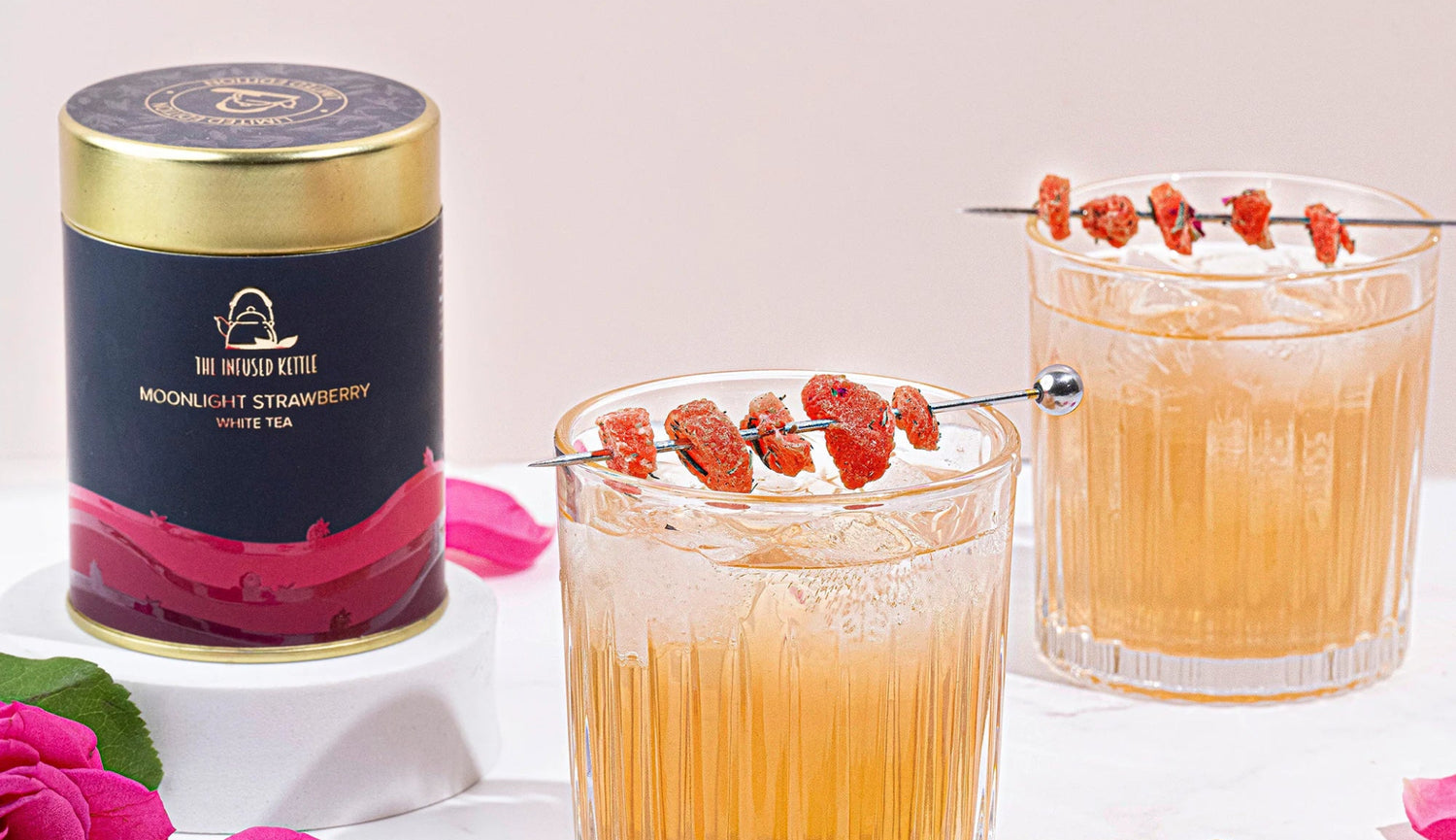 The Infused Kettle Moonlight Strawberry White Tea