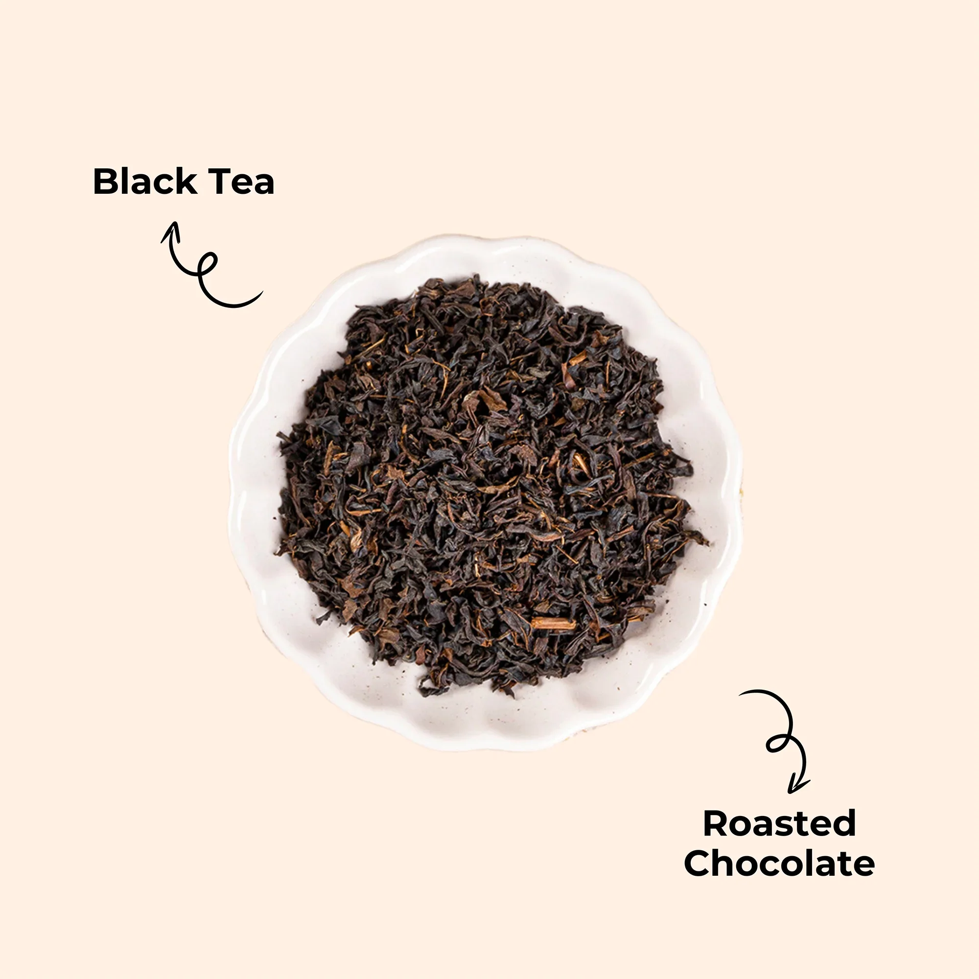 The Infused Kettle Roasted Chocolate Black Tea Leaves