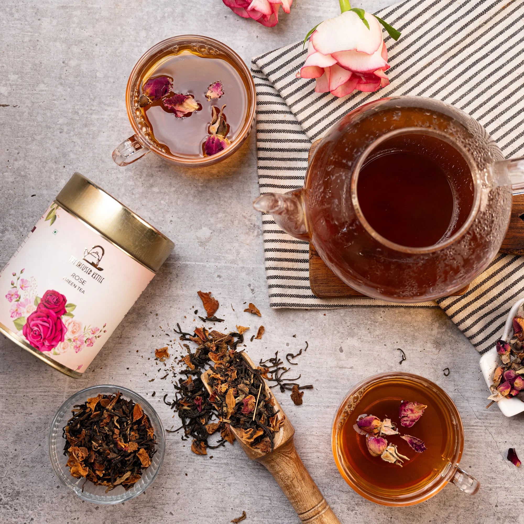 The Infused Kettle Rose Darjeeling Green Tea
