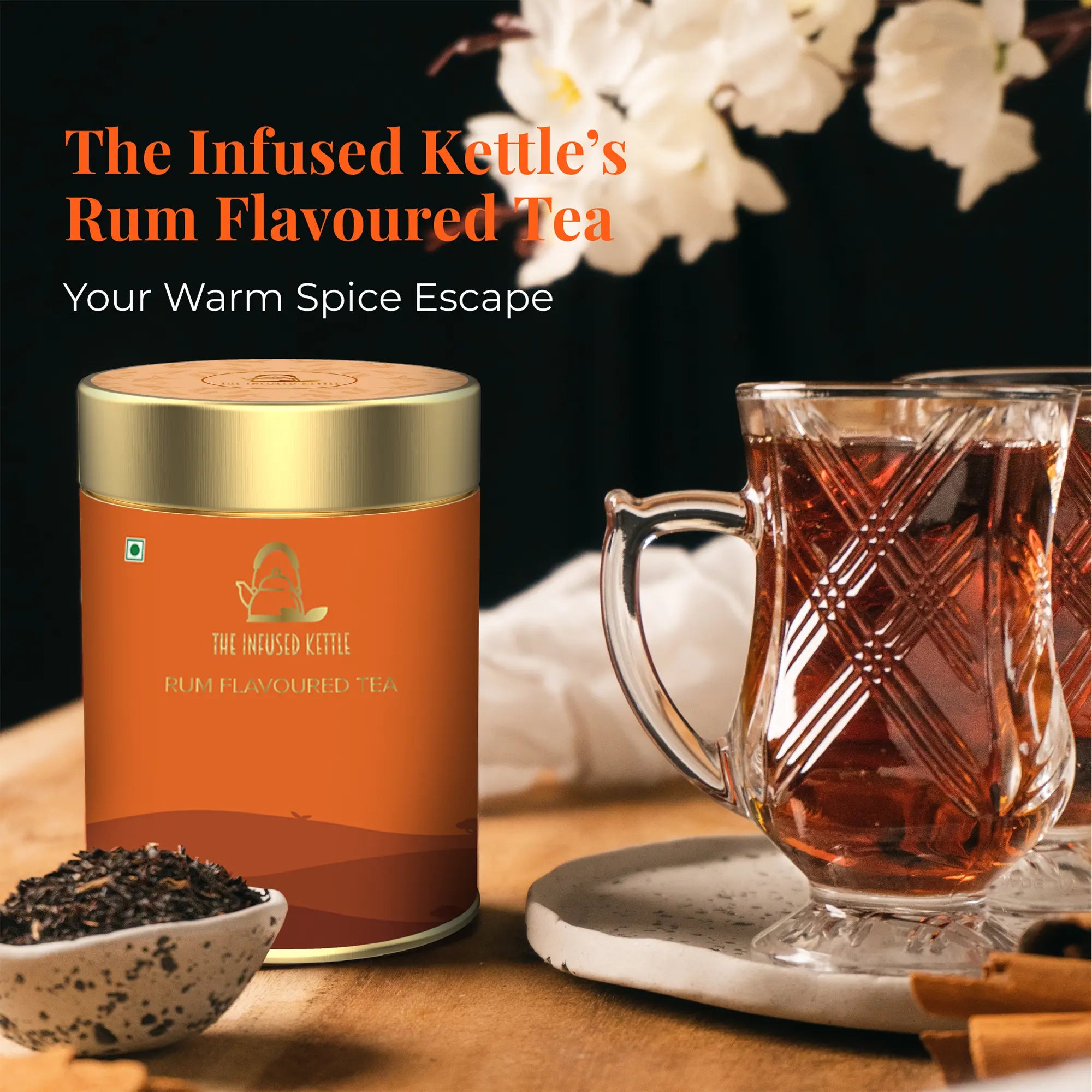 The Infused Kettle Rum Flavoured Tea