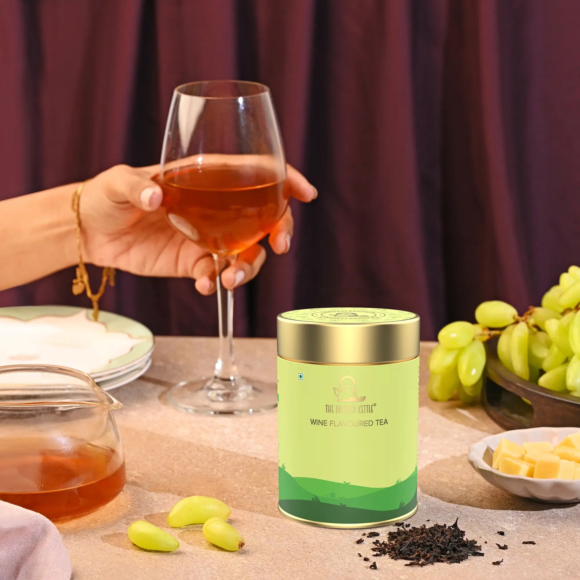 The Infused Kettle Wine Flavoured Non-Alcoholic Tea