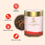 The Infused Kettle Apple Cinnamon Darjeeling Green Tea For Golden Autumn-Like Moments Of Comfort
