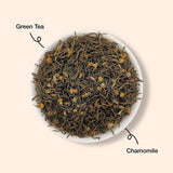 The Infused Kettle Chamomile Flowers Darjeeling Green Tea For Calm Evenings And Restful Balance