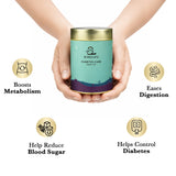 The Infused Kettle Diabetic Care Darjeeling Green Tea with Amla, Giloy, Gymnema & Turmeric for Healthy Blood Sugar Balance