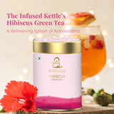 The Infused Kettle Hibiscus Green Tea for a Bright Tart Refreshing Cup