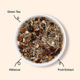 The Infused Kettle Hibiscus Green Tea for a Bright Tart Refreshing Cup