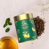The Infused Kettle Mint Blast Darjeeling Green Tea With Spearmint & Peppermint for Daily Vitality