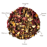 The Leaf Chap African Tsobo Herbal Iced Tea — A Vibrant Floral Spice Infusion