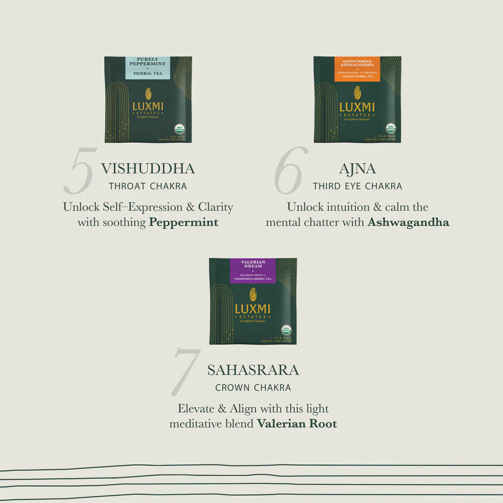 Three Luxmi Tea Packs