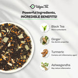 Udyan Tea Ayurvedic Chai with Black Tea, Ashwagandha, Fennel and Medley of Ayurvedic Herbs