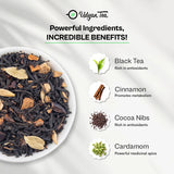 Udyan Tea Chocolate Luxe Black Tea with Cocoa Nibs, Cardamom and Cinnamon for a Rich Spiced Indulgence
