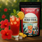 Udyan Tea Hibiscus Passion Iced Green Tea with Spearmint, Cinnamon and Black Pepper Bursting with Tangy, Spiced and Cooling Flavours