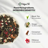 Udyan Tea Hibiscus Spice Green Tea – Tangy Taste with the Spiciness of Ginger and Cinnamon