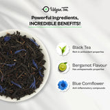 Udyan Tea Imperial Earl Grey Second Flush Assam Black Tea with Blue Cornflower