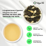 Udyan Tea Jasmine Jade Green Tea with a Calming Floral Aroma