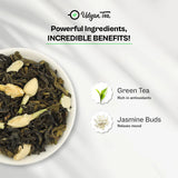 Udyan Tea Jasmine Jade Green Tea with a Calming Floral Aroma