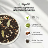 Udyan Tea Kadak Masala Chai with Black Tea, Cardamom and Black Pepper, Embodying the Essence of Indian Tradition