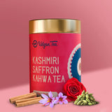 Udyan Tea Kashmiri Saffron Kahwa Tea – Wholesome Blend of Darjeeling Green Tea, Saffron, Cardamom and Almonds
