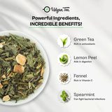 Udyan Tea Lemon Soothe Green Tea with Fennel and Spearmint – Tangy and Refreshing