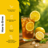 Udyan Tea Lemon Tango Iced Black Tea with Lemon, Turmeric and Refreshing Herbs