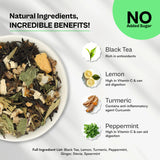 Udyan Tea Lemon Tango Iced Black Tea with Lemon, Turmeric and Refreshing Herbs