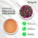 Udyan Tea Rose Marvel Green Tea – Romantic Blend of Rose Petals for Calm Refreshment
