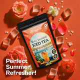 Udyan Tea Rose Jasmine Iced Green Tea Crafted with Exotic Spices Fennel and Star Anise, Balanced with Natural Stevia