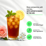 Udyan Tea Rose Jasmine Iced Green Tea Crafted with Exotic Spices Fennel and Star Anise, Balanced with Natural Stevia