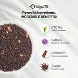 Udyan Tea Saffron Chai with Black Tea, Kashmiri Saffron and Exotic Spices