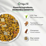 Udyan Tea Turmeric Chai with Black Tea and Spicy‑Sweet Exotic Spices