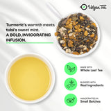 Udyan Tea Turmeric Spice Green Tea – Ginger and Tulsi in a Sweet‑Spicy Wellness Blend