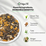 Udyan Tea Turmeric Spice Green Tea – Ginger and Tulsi in a Sweet‑Spicy Wellness Blend