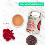 Udyan Tea Rose Marvel Green Tea – Romantic Blend of Rose Petals for Calm Refreshment