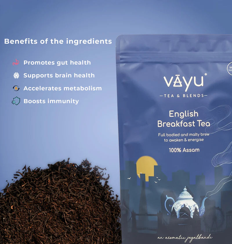 Vayu English Breakfast Tea Benefits