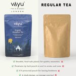 Vayu English Breakfast Tea vs Regular Tea