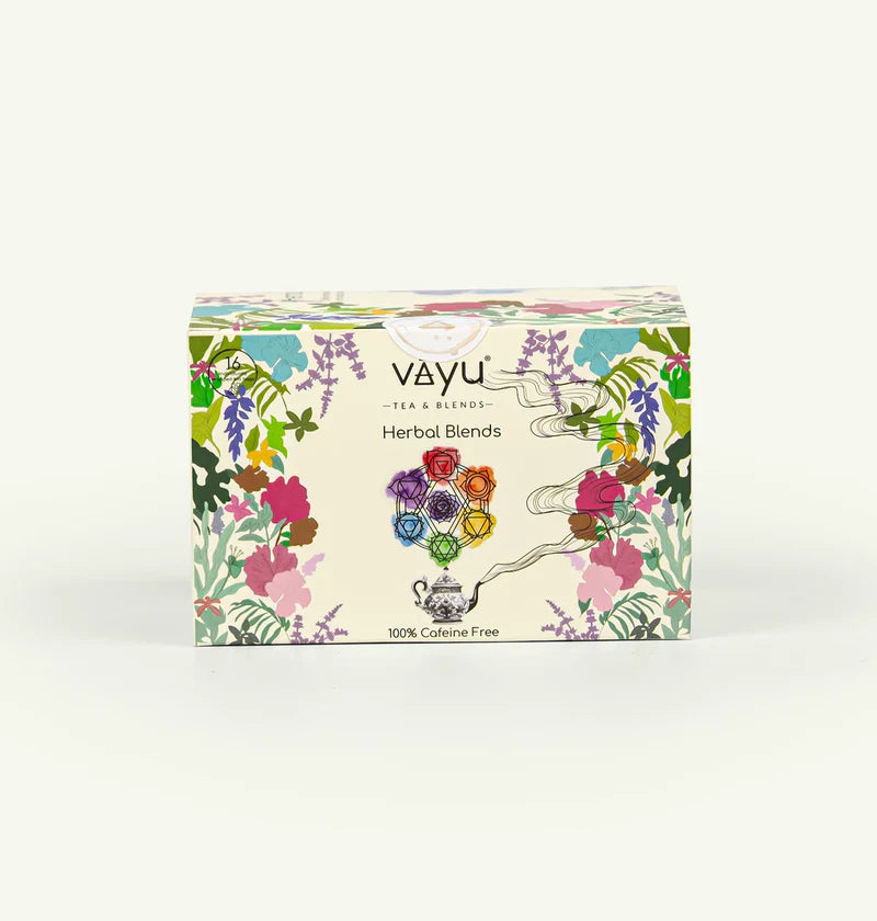 Vayu Herbal Tea Blends Tea Box