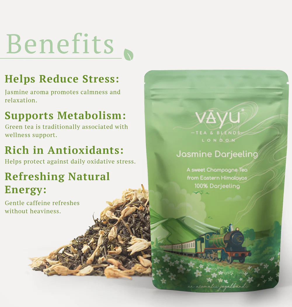 Vayu Jasmine Darjeeling Tea Benefits