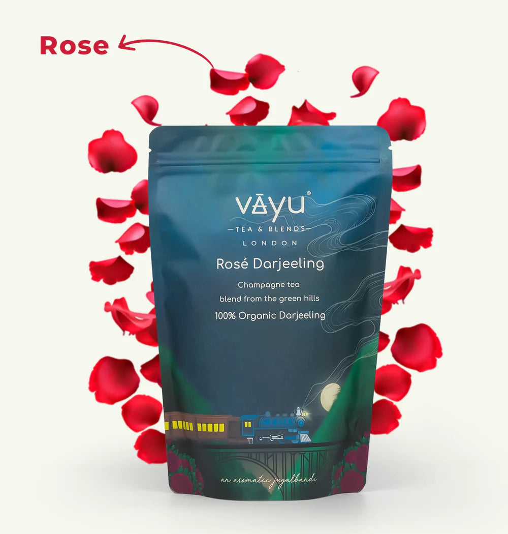 Vayu Rosé Darjeeling Green Tea Pack