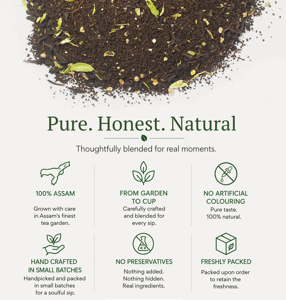 Vayu Tea Elaichi Chai Bold Assam Black Tea