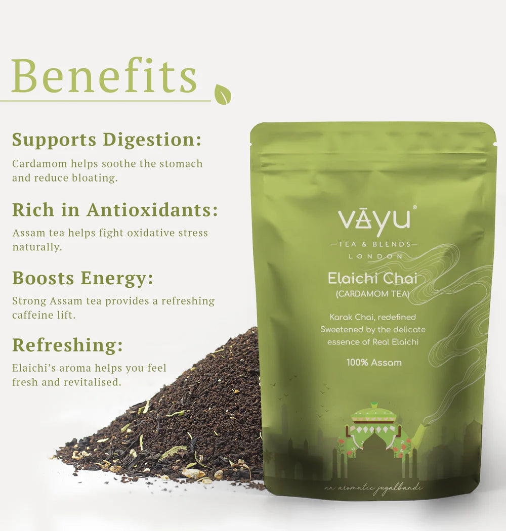 Vayu Tea Elaichi Tea Pack