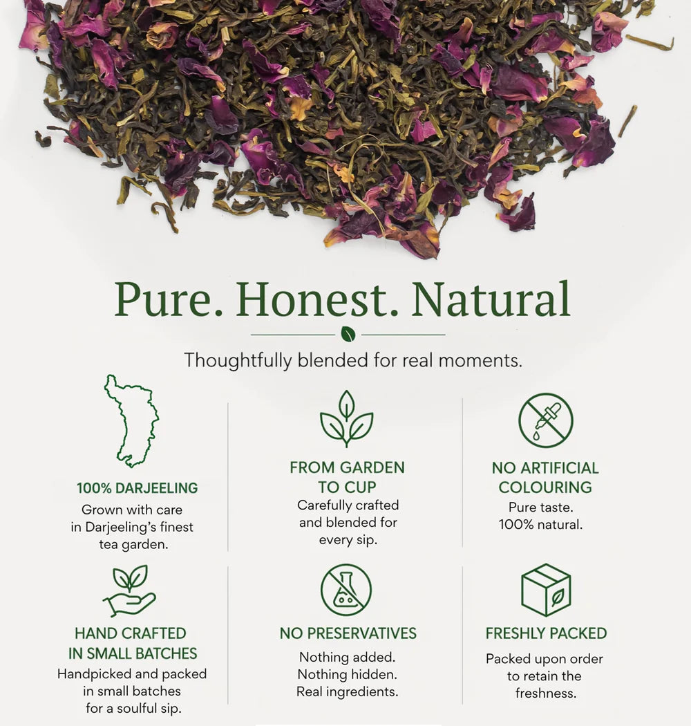Vayu Tea Rosé Organic Darjeeling Green Tea