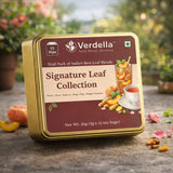 Verdella Leaf Signature Trial Pack — The Wanderer’s Collection of Black & Green Teas | 15 Tea Bags