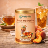 Verdella Peach Moonshine Leaf Second Flush Muscatel Black Tea For Skin Digestion & Antioxidant Goodness