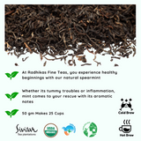 Virgo Spearmint Organic Darjeeling Black Tea - A Zodiac Gift for Virgo, the Masterful Helper