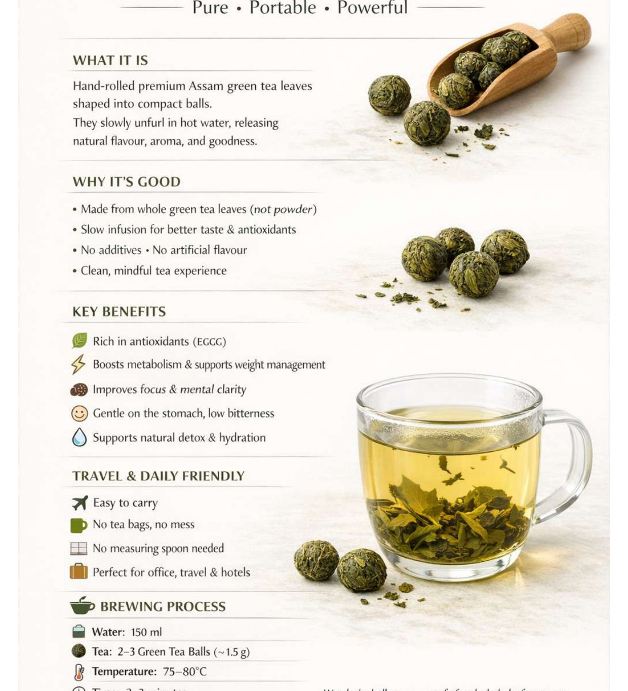 VoyaGo Green Tea Balls